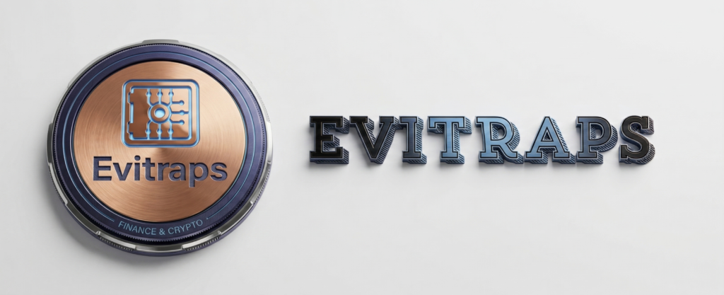 The official Evitraps brand logo, representing Australia's best trading app for secure robot trading and professional market insights.